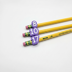 Pencil Number Toppers