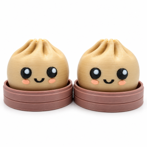 Kawaii Dumpling – 3D Printed Cute Food Figurine