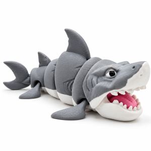 Flexi Great White Shark – 3D Printed Articulated Shark