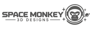 Space Monkey 3D Designs Logo