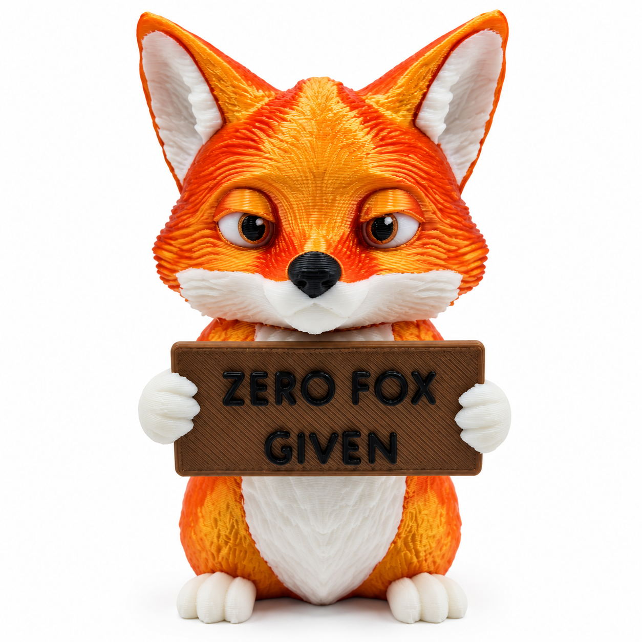 Zero Fox Given – 3D Printed Fox Figurine
