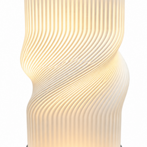 Torsion Lamp – Modern 3D Printed LED Table Lamp